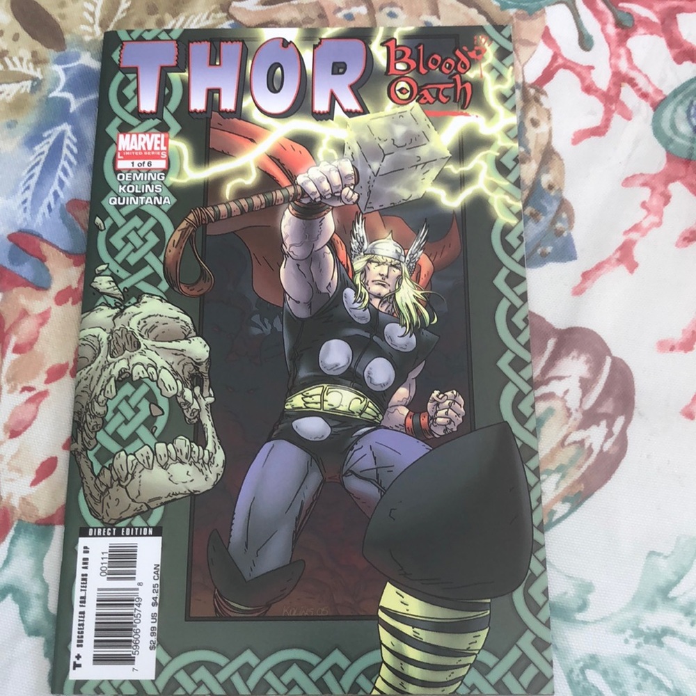 Thor blood oath marvel limited series 1 of 6 new